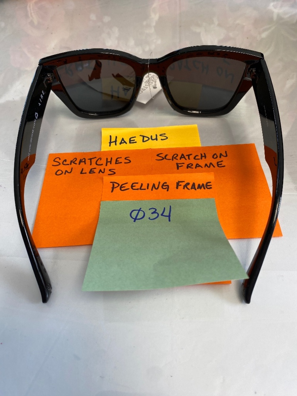 AIRE Sunglasses IMPERFECT Exact Pair Shown HAEDUS 034